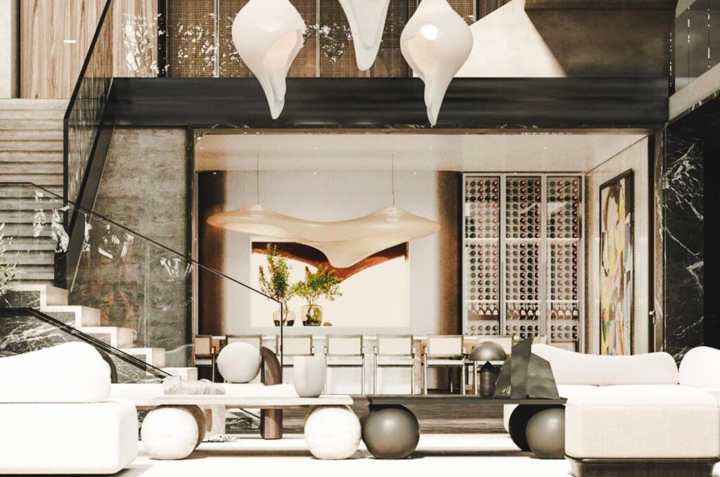 Beautiful house living room